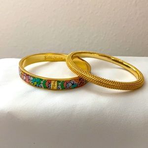 Set of genuine Lilly Pulitzer bangle bracelets